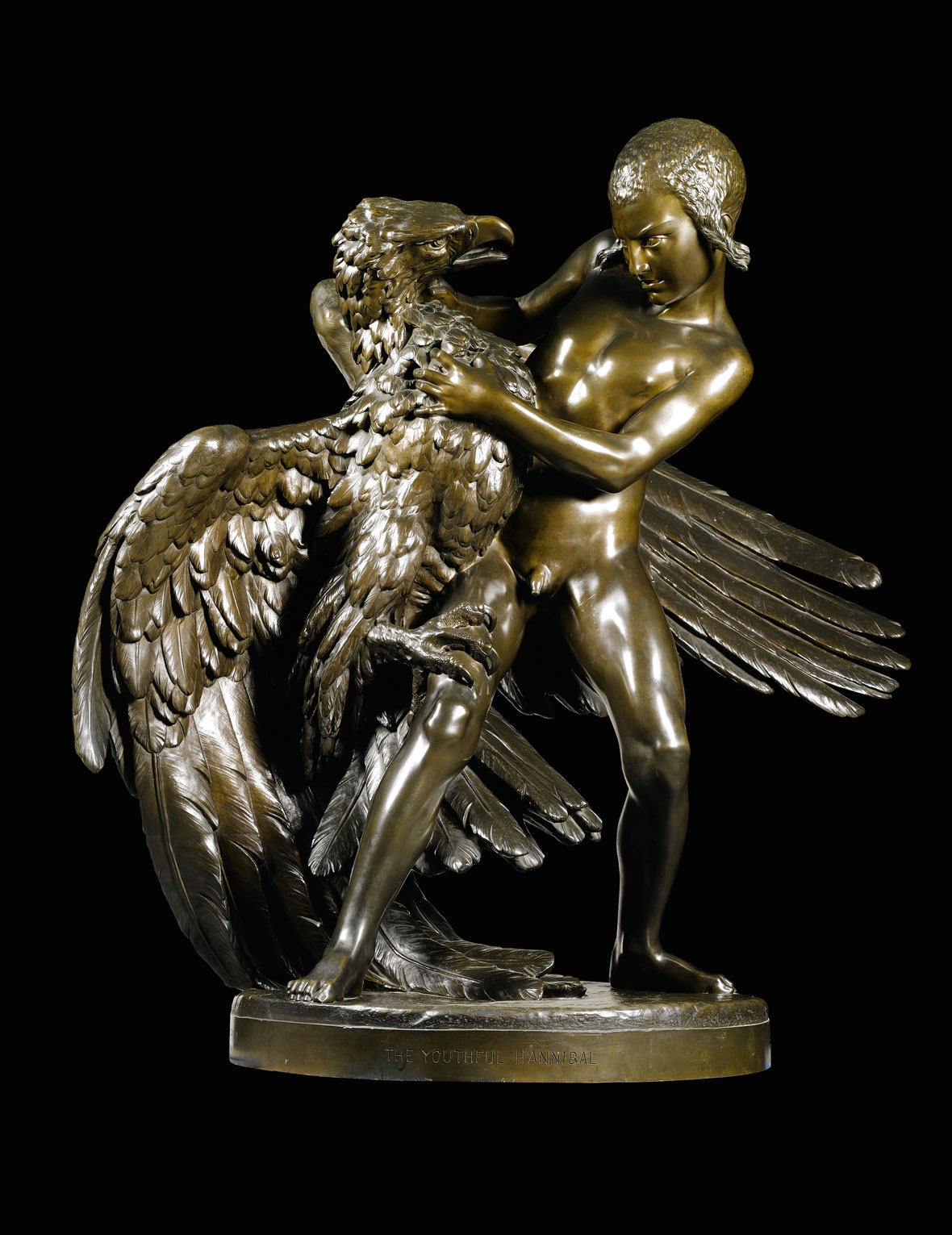 Youthful Hannibal Monumental Bronze